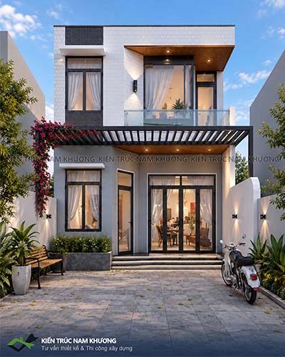 Thi Công Nhà Phố 7x11m 2 Tầng Tại Tây Ninh | Nam Khương thi cong nha pho 7x11m 2 tang tai tay ninh nam khuong