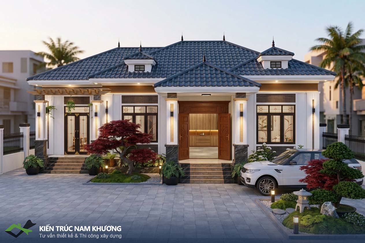Mẫu Thiết Kế Nhà Mái Nhật Đẹp 