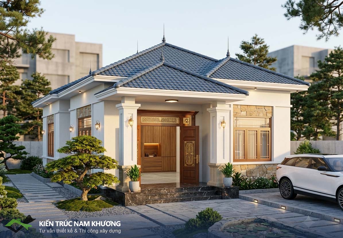 Mẫu Thiết Kế Nhà Mái Nhật Đẹp 