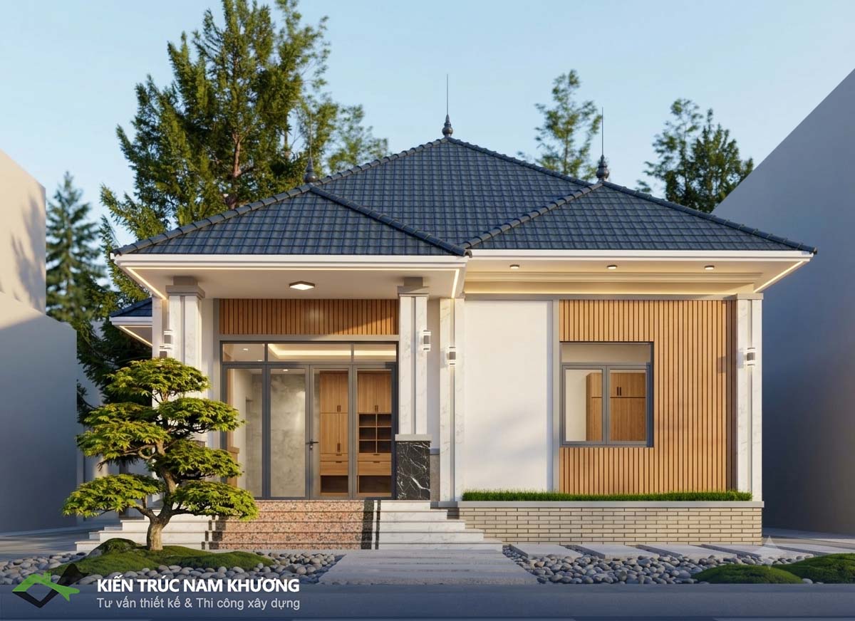 Mẫu Thiết Kế Nhà Mái Nhật Đẹp 
