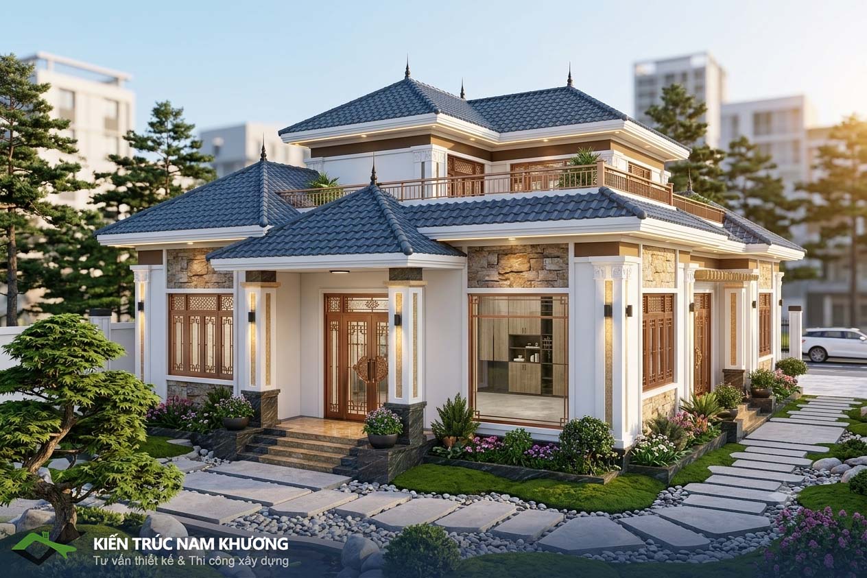 Mẫu Thiết Kế Nhà Mái Nhật Đẹp 