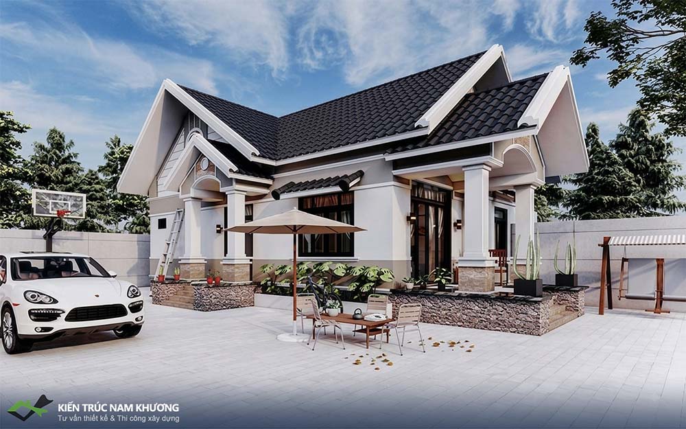 thiet ke nha cap 4 mai thai tai phu an kien truc nam khuong