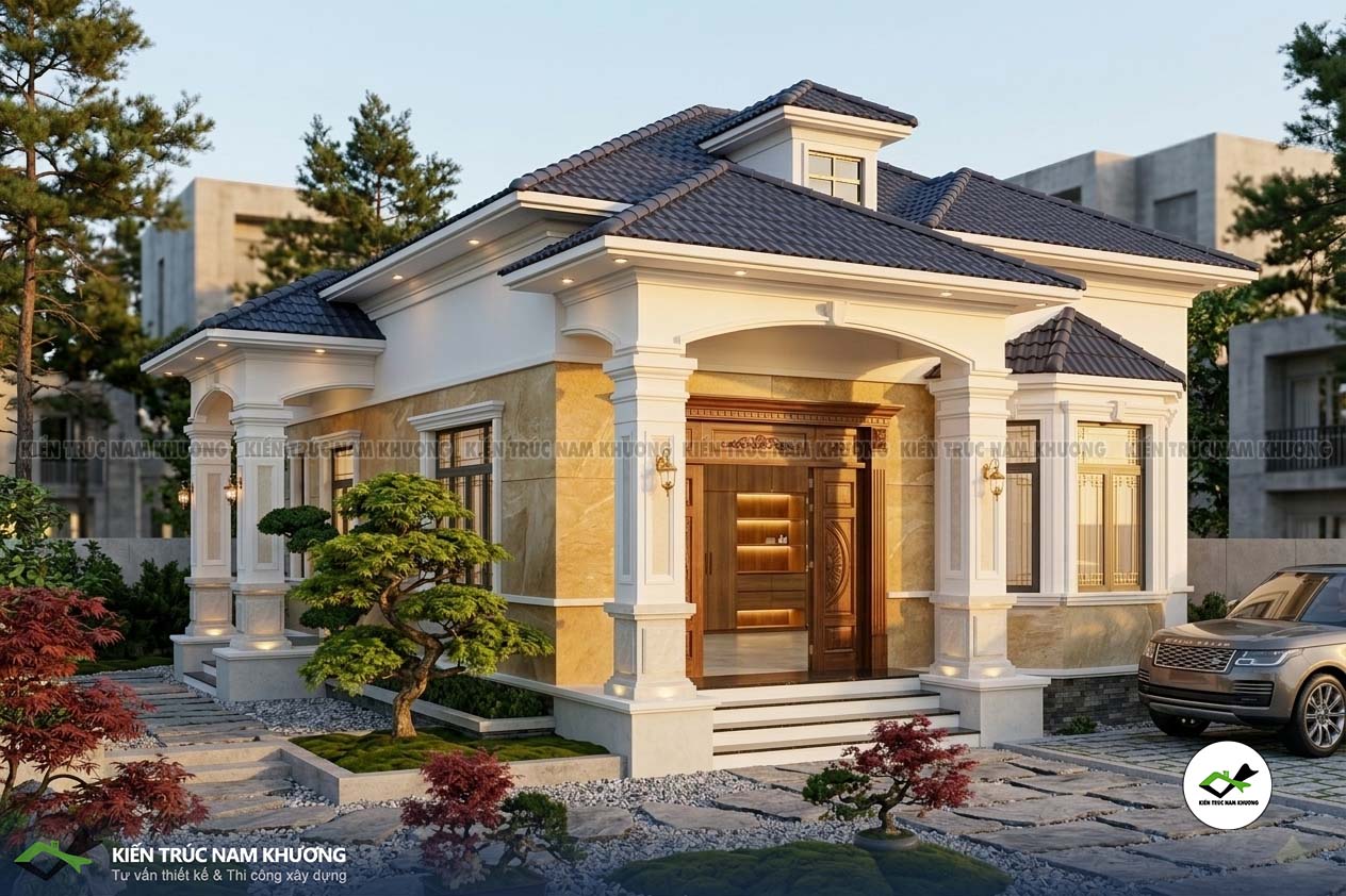 Thiết kế nhà mái nhật đẹp 