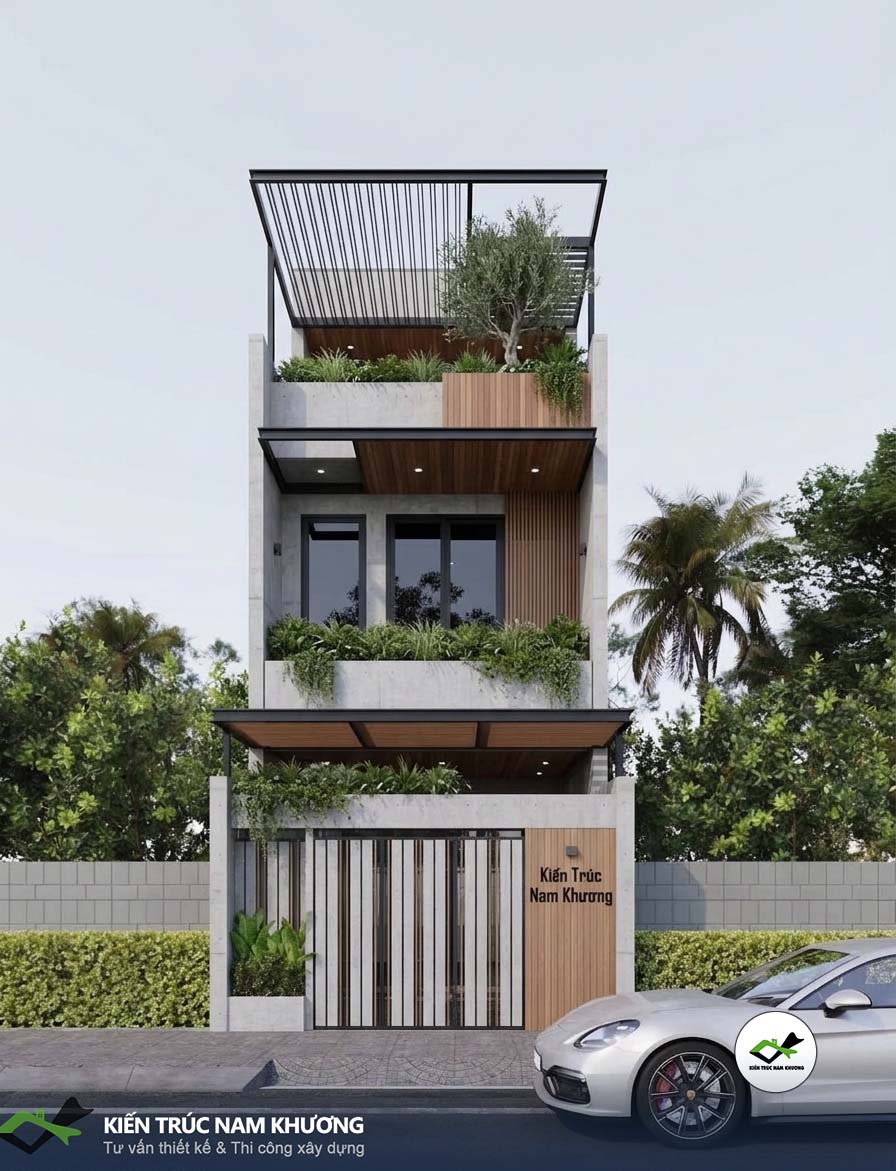 Thiết kế nhà phố hiện đại