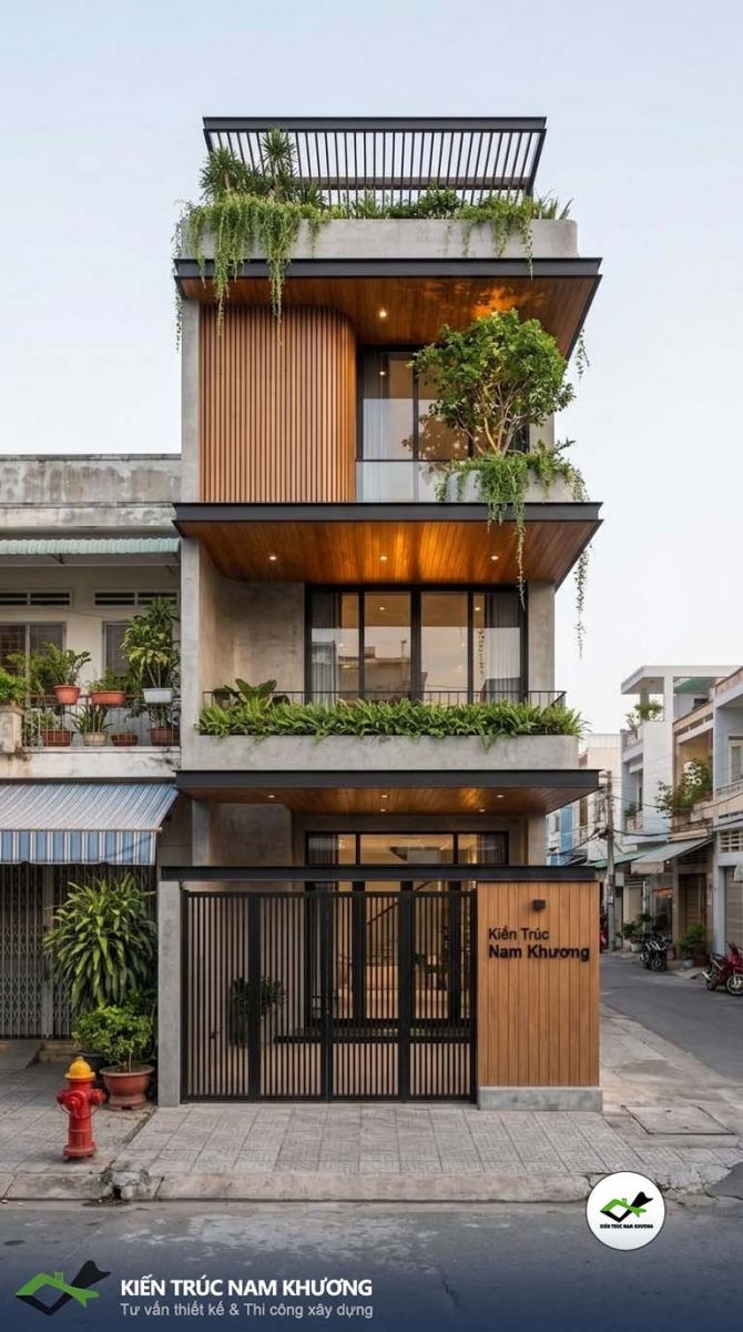 Thiết kế nhà phố hiện đại