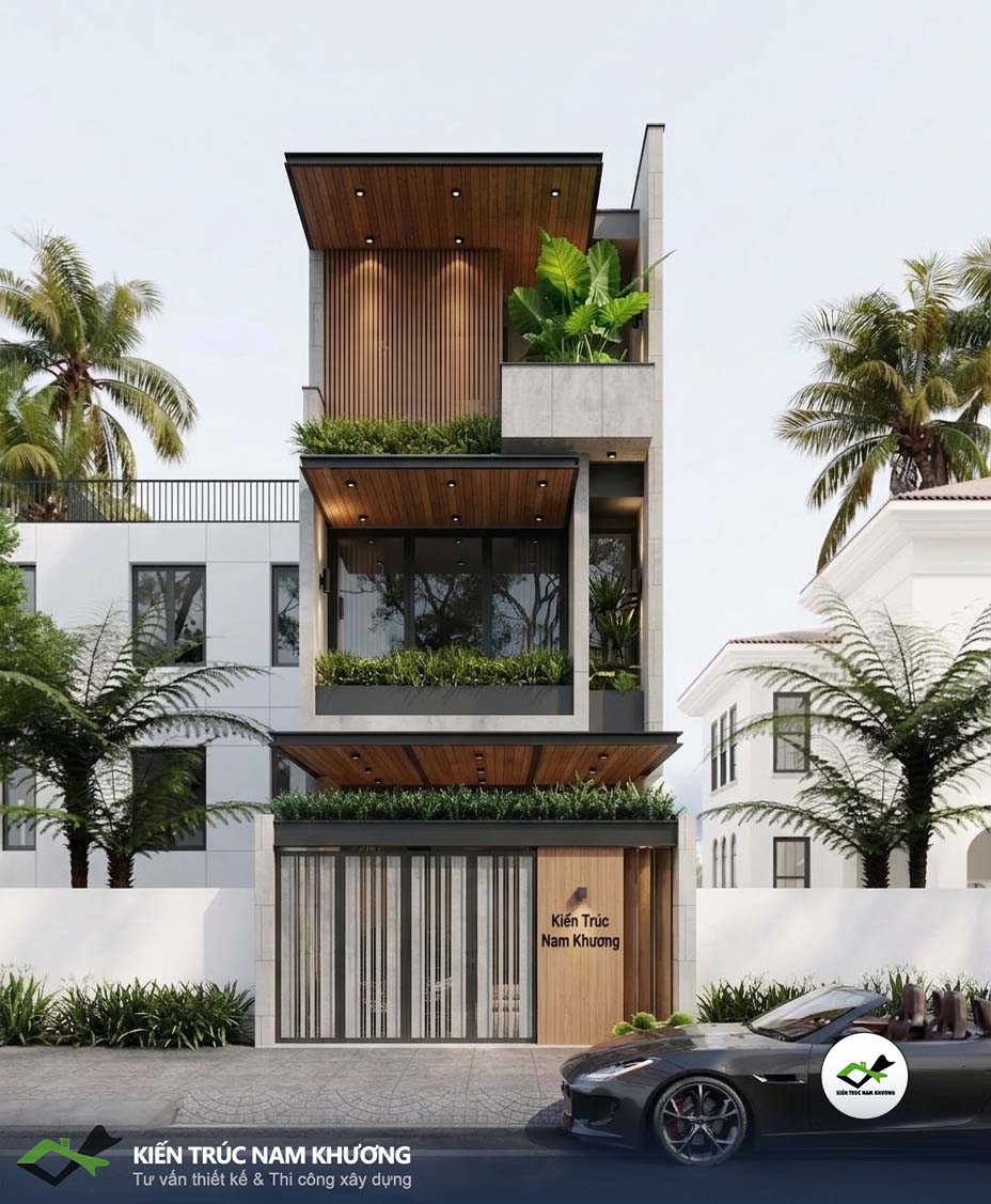 Thiết kế nhà phố hiện đại