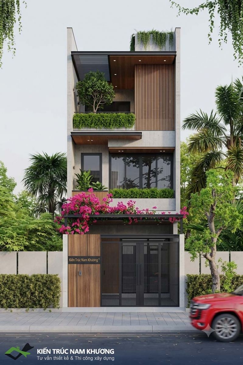 Thiết kế nhà phố hiện đại