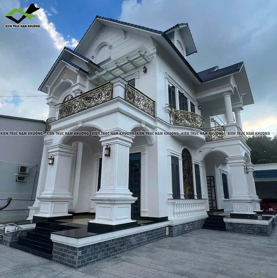 Thi công xây dựng Biệt thự - mái thái 