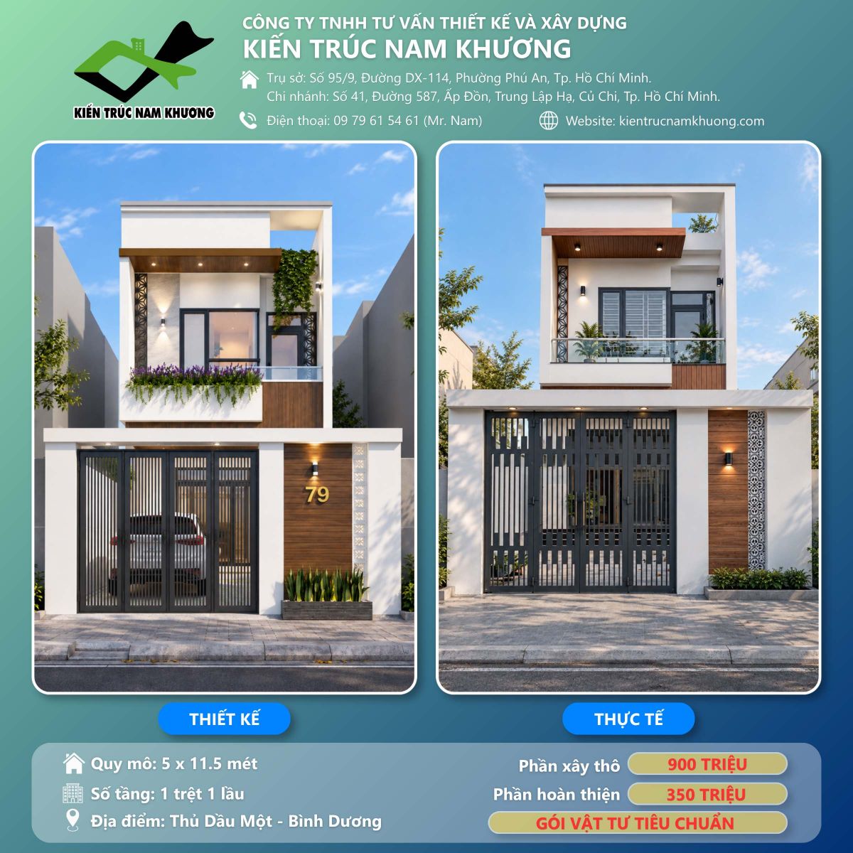 Thiết kế và thi công nhà ở