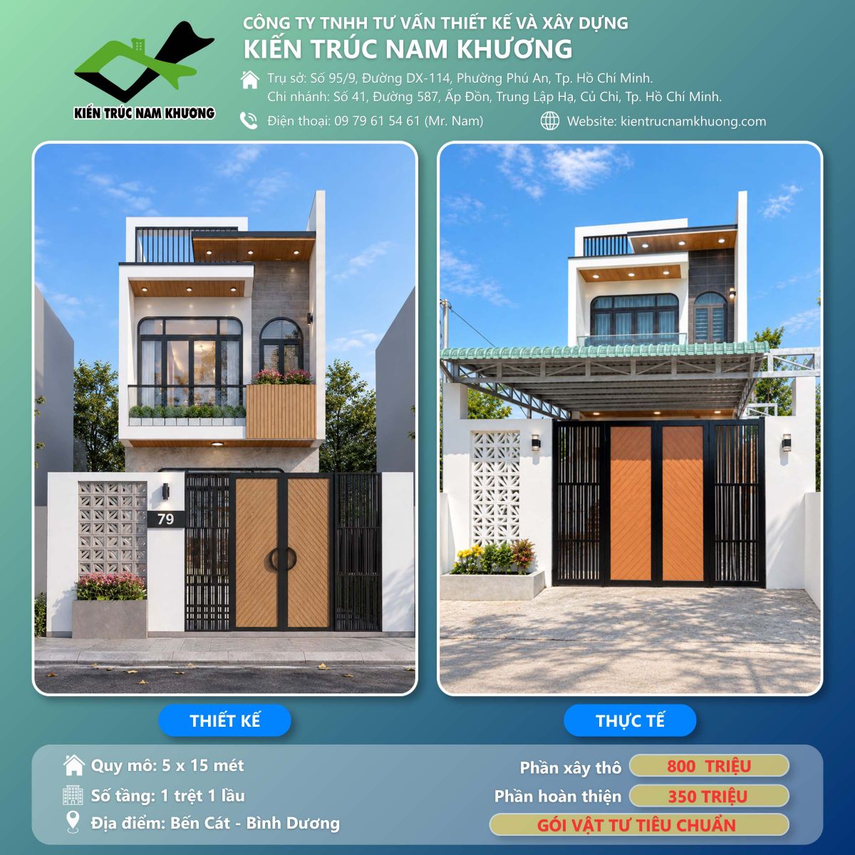 Thiết kế và thi công nhà ở