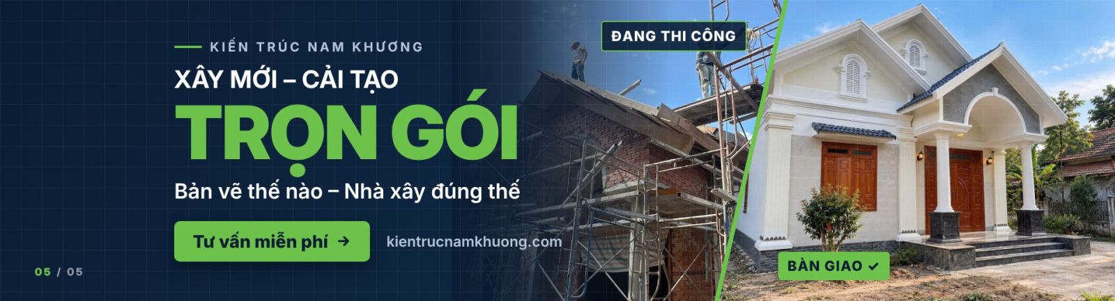 Thi Công Nhà Cấp 4 Đẹp – Tiết Kiệm – Bền Vững
