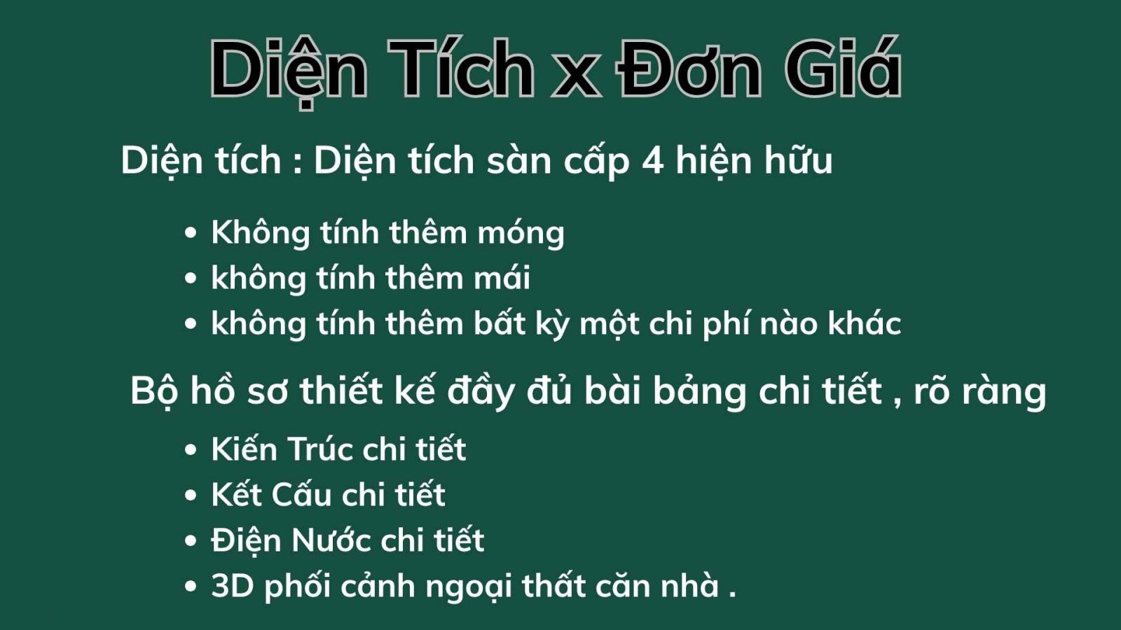 Giá Thiết Kế Nhà Cấp 4