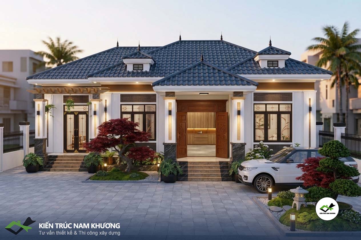 Nhà Cấp 4 Tân Cổ Điển đẹp