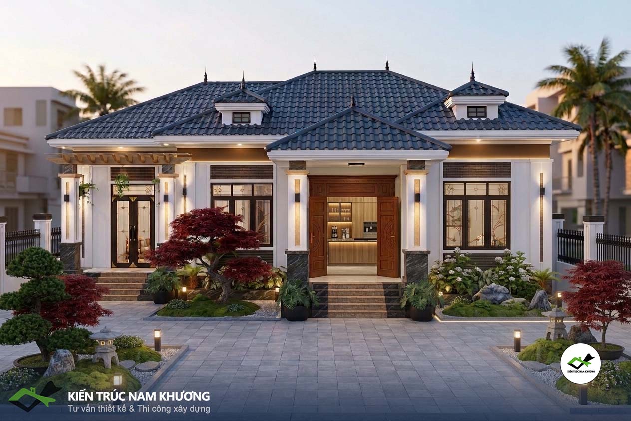 Mẫu Thiết Kế Nhà Mái Nhật Đẹp