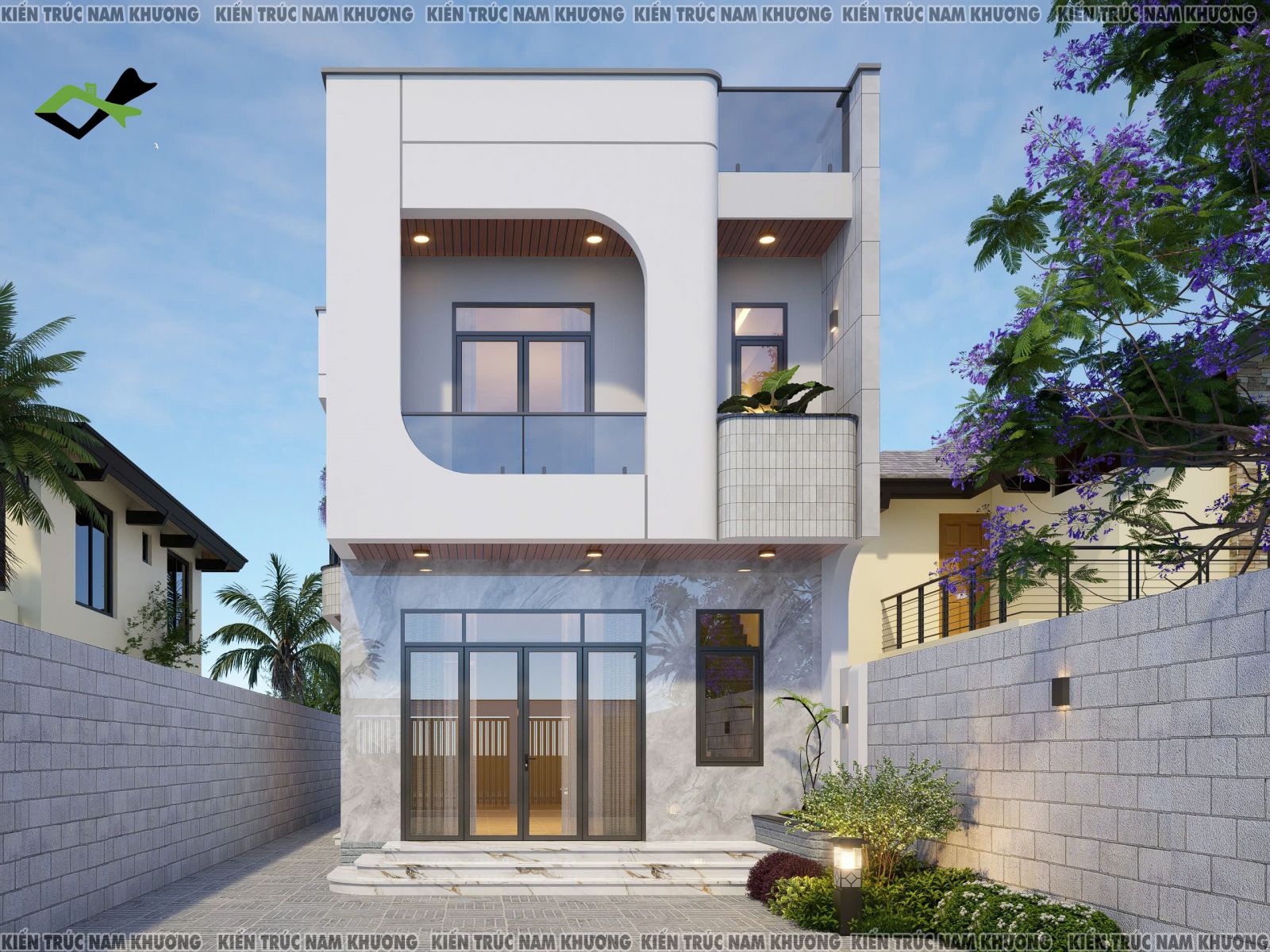 thiết kế nhà 80 m2